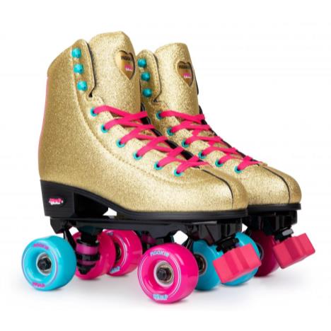 Rookie BUMP Rollerdisco V2 Quad Roller Skates- GOLD £49.99